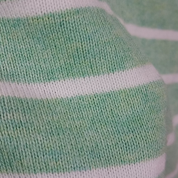 Green Striped Vineyard Vines Zip Sweater - Picture 6 of 6